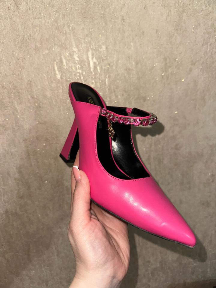 Мюли Versace фуксия