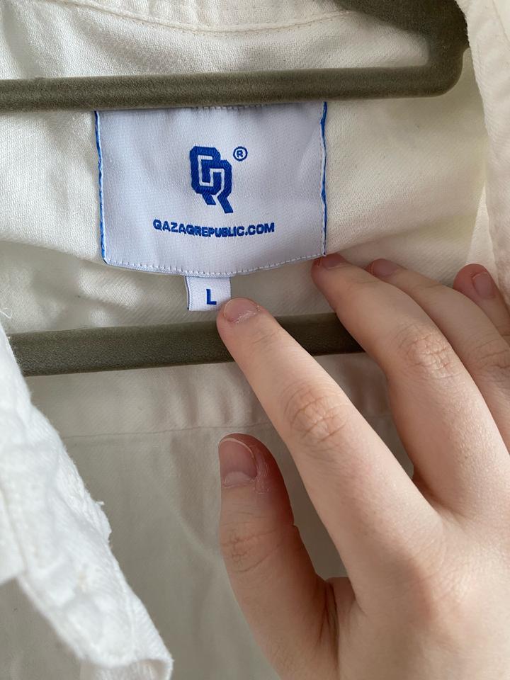 Белая рубашка от Qazaq Republic