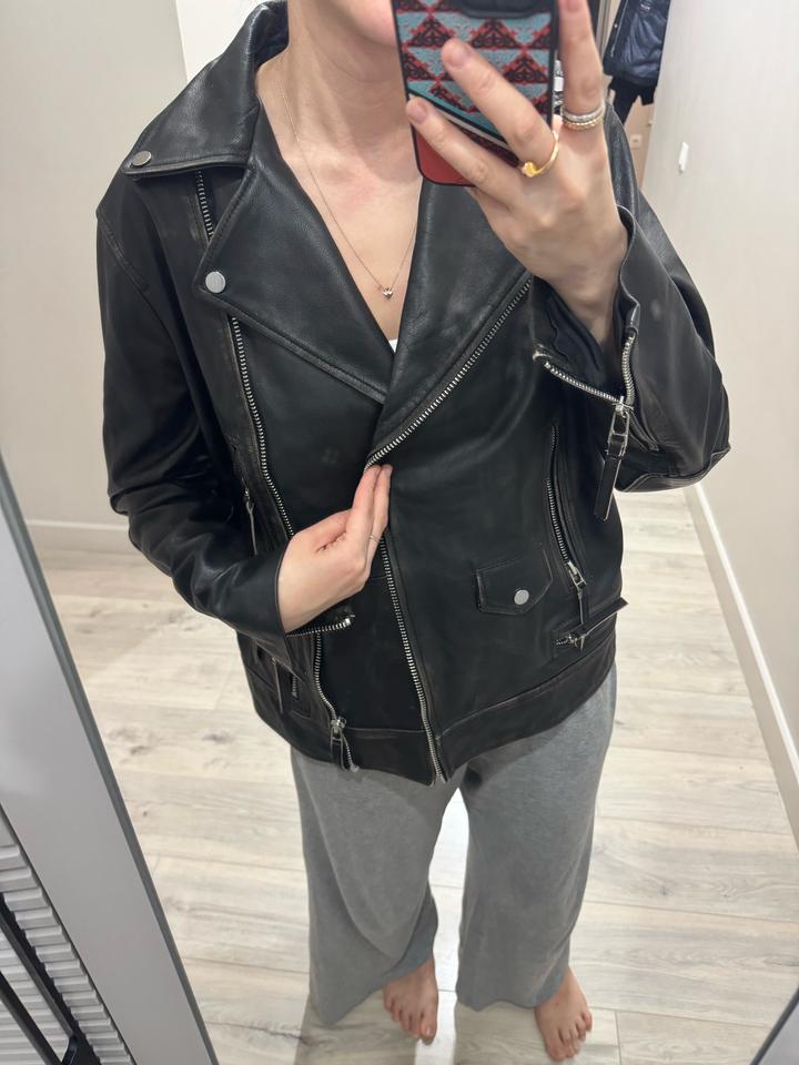 Куртка из натуральной кожи