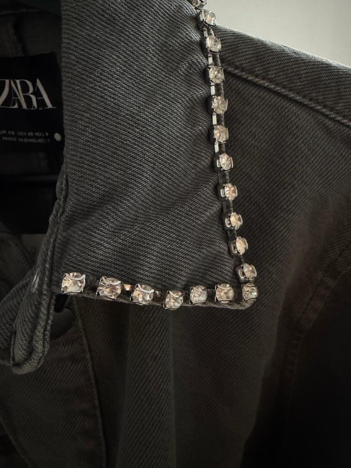 Zara джинсовая рубашка