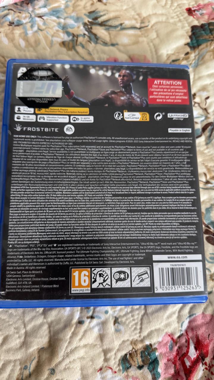 UFC 5 для ps5