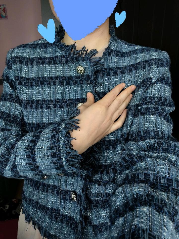 Жакет пиджак твидовый