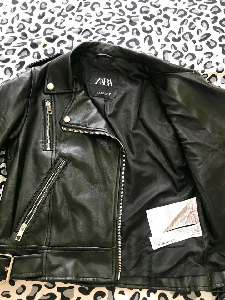 Продаю кожаную куртку от Zara 🖤Стильная и универсальная модель