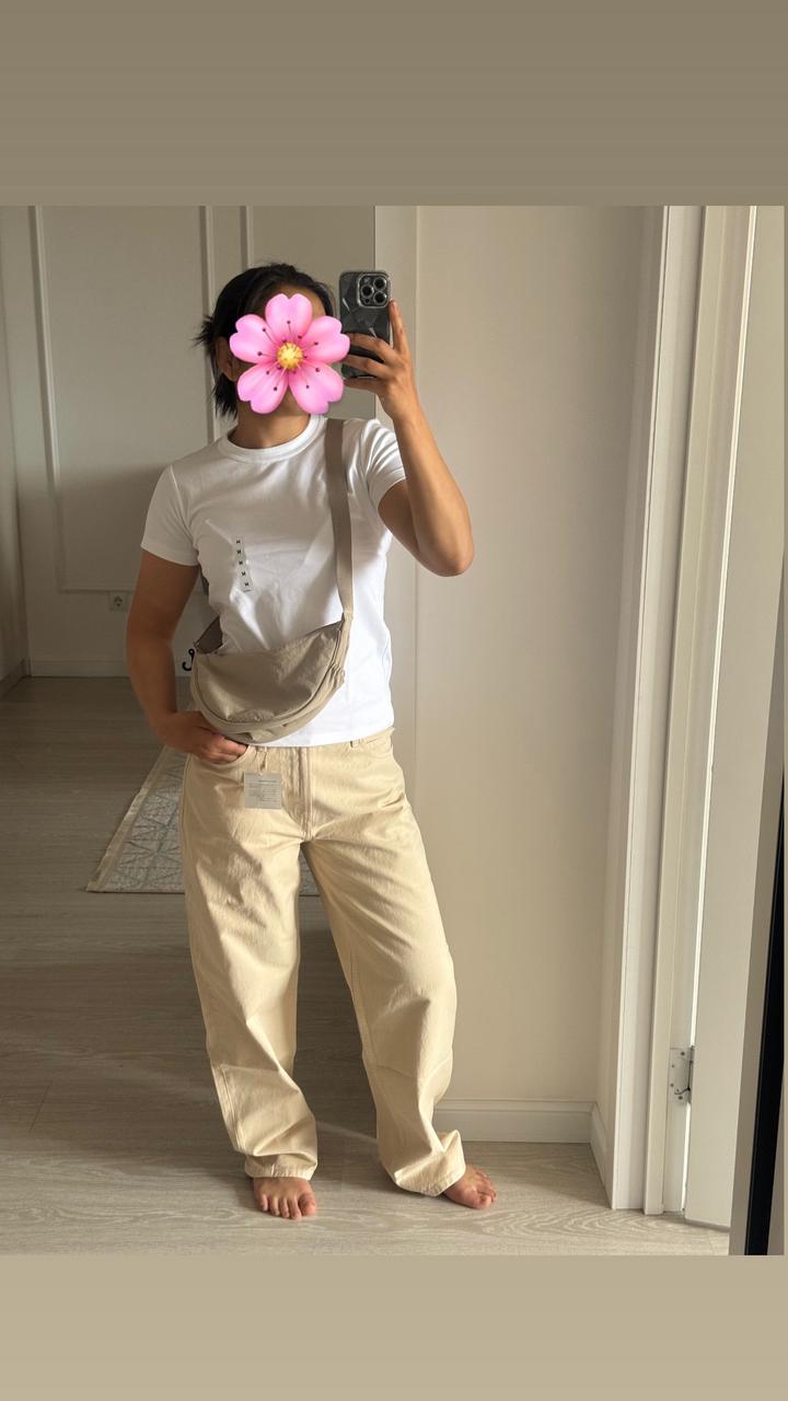 Uniqlo&WJ Anderson джинсы светлые