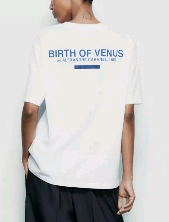 Zara Birth of Venus by Alexandre Cabanel t shirt