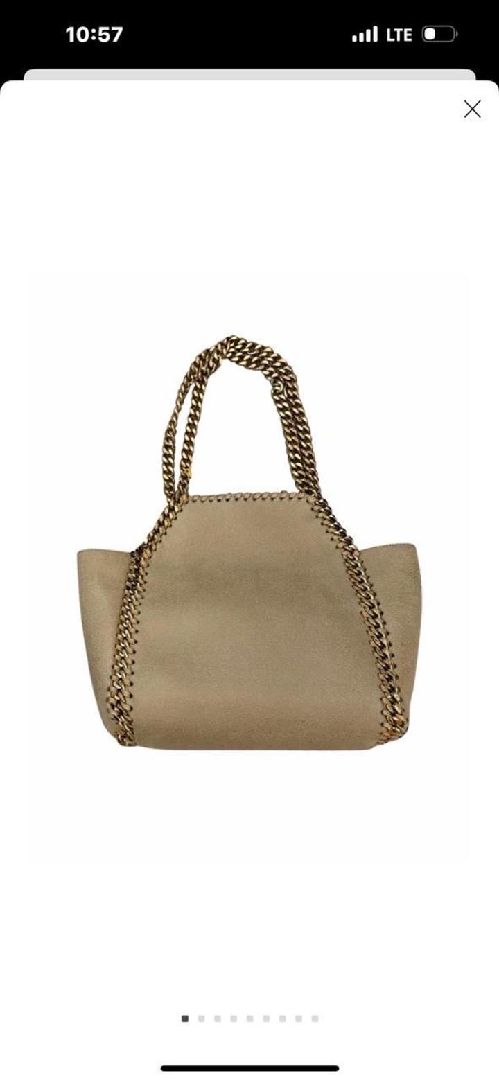 Stella Mccartney Falabella reversible faux-suede mini tote
