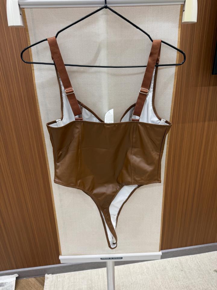 корсет боди эко кожа