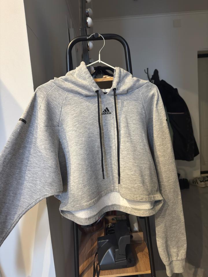Худи толстовка Adidas худи кроп