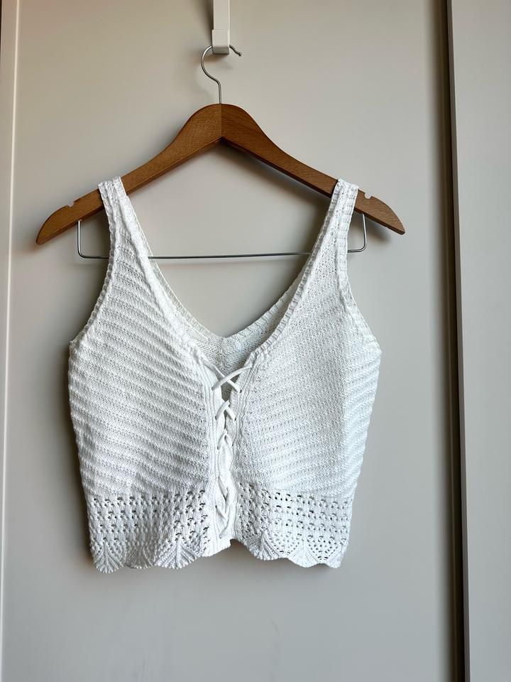Вязанный топ
