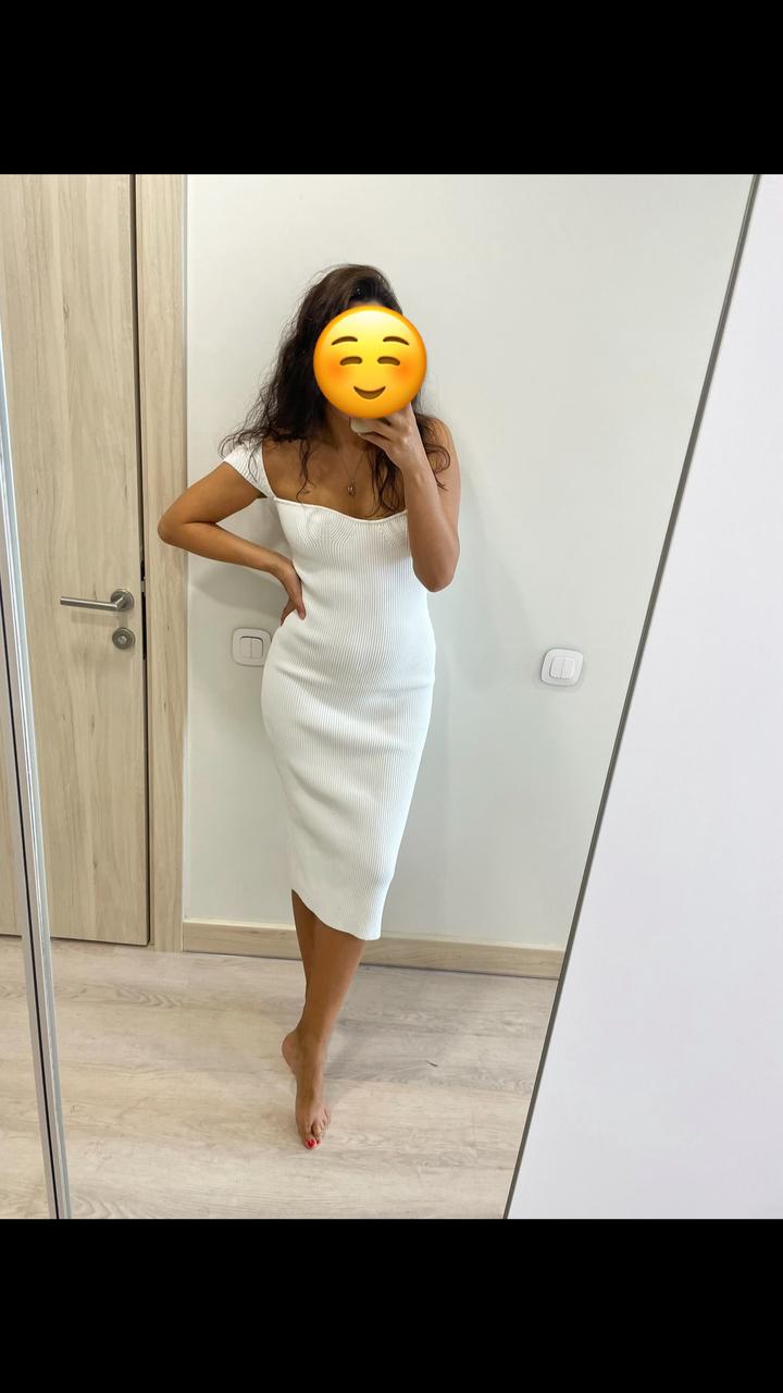 Белое платье Zara