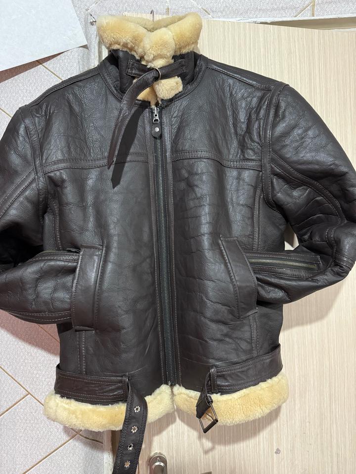 Дублёнка из натуральной кожи и овчины