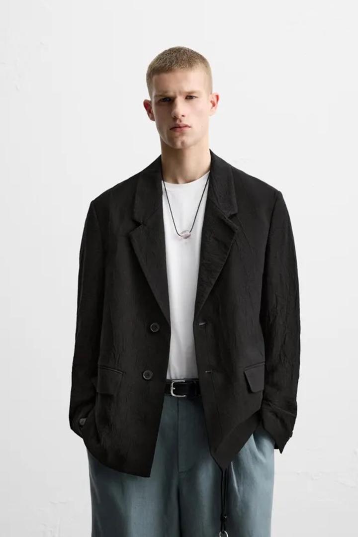 Новый жаккардовый пиджак Zara (50)