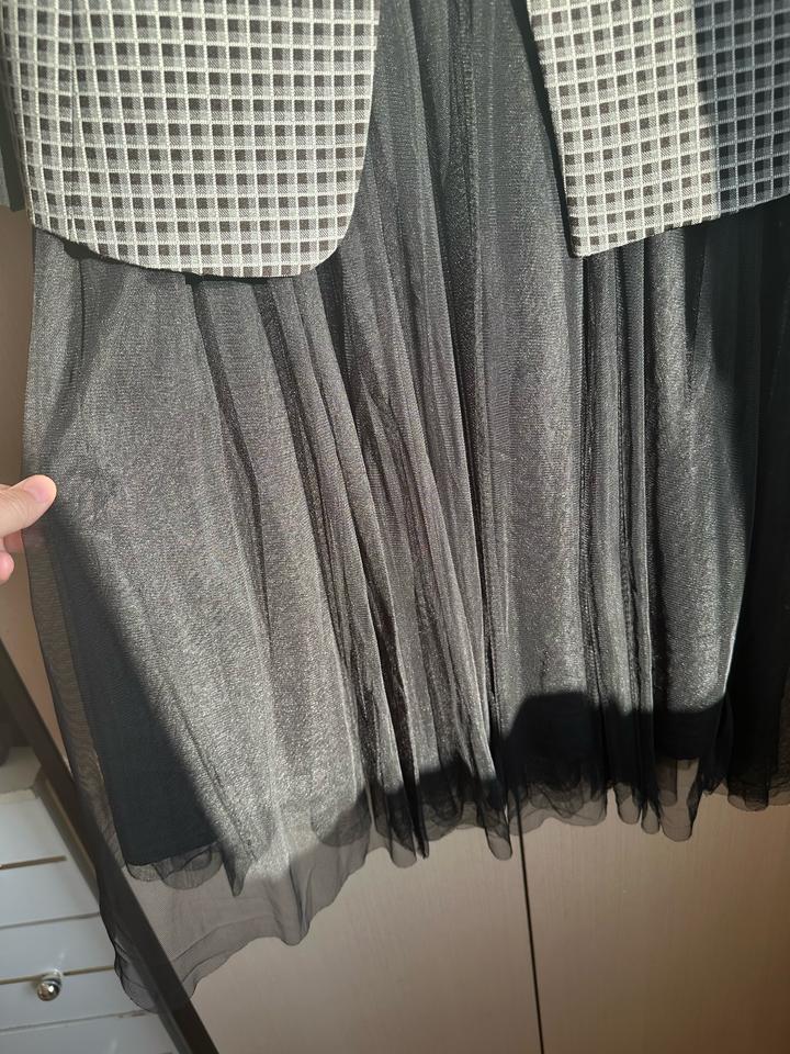 Платье с жилеткой