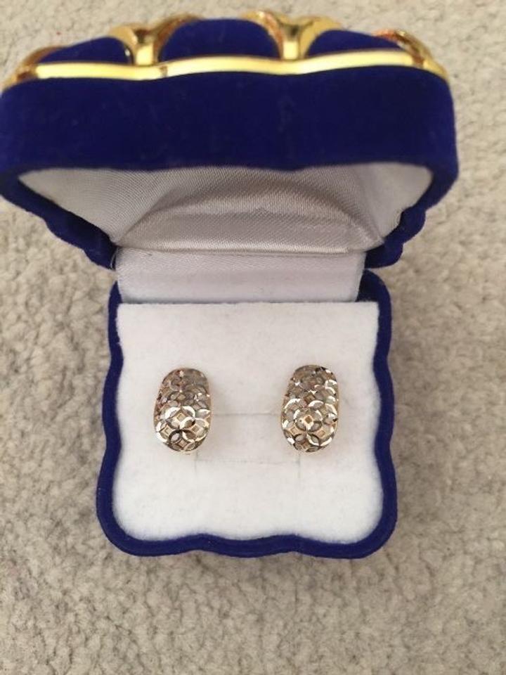 Золотые сережки