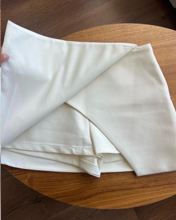 Белые юбка-шорты Zara