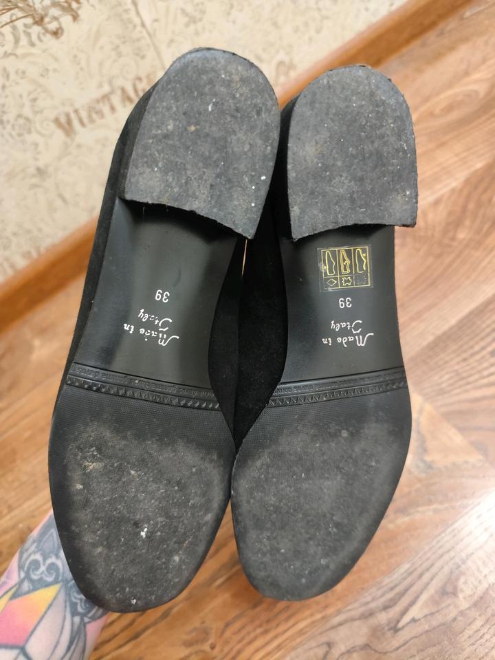 Черные Итальянские туфли