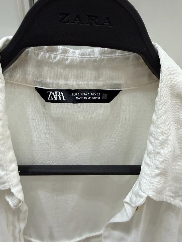 Рубашка лён Zara