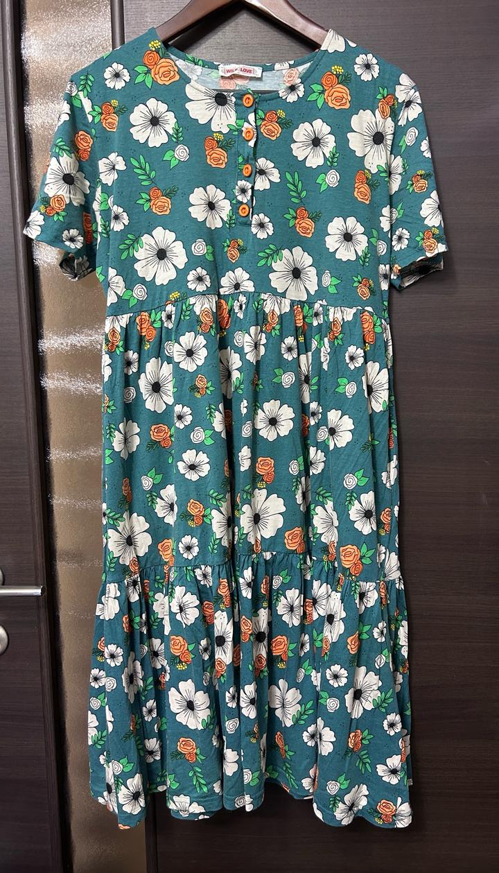 Трикотажное платье для дома