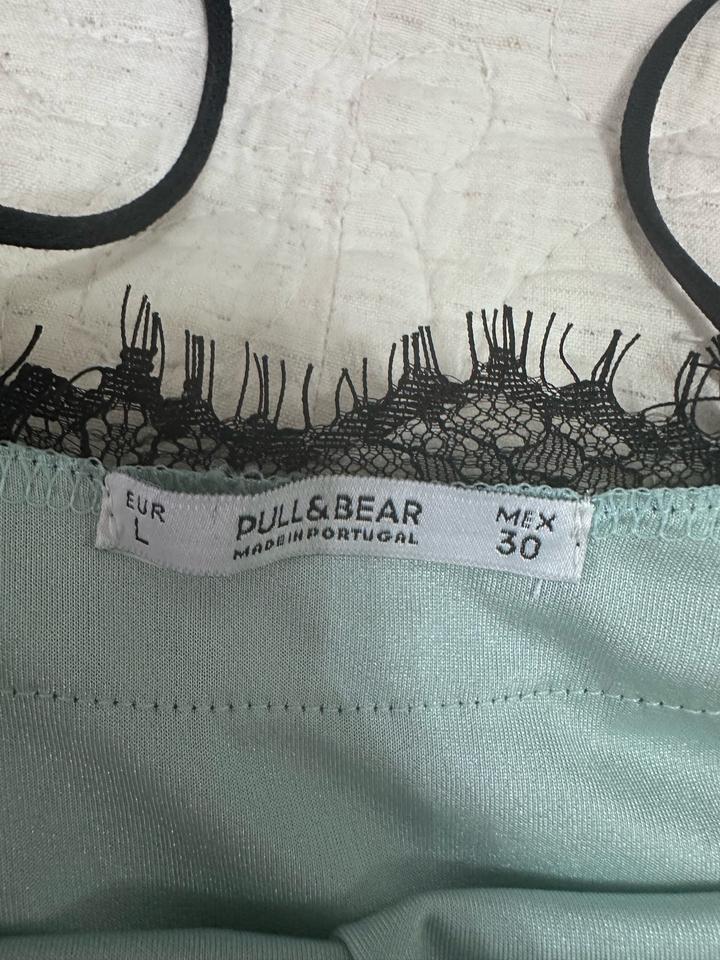 Голубой Боди pull & bear размер 44