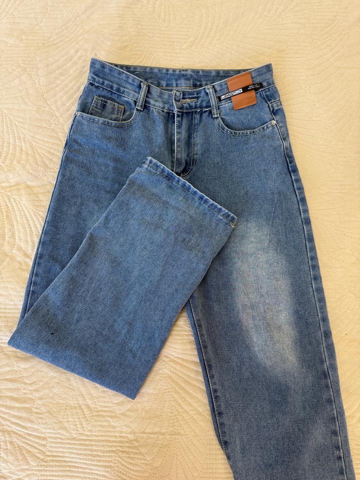 Джинсы синие