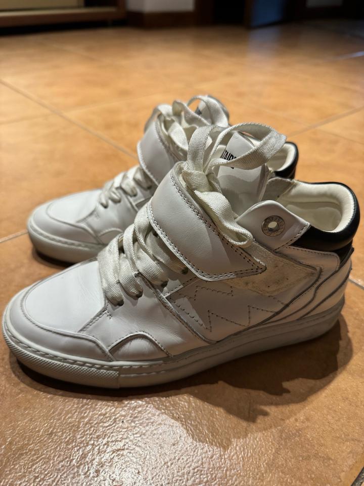 Кеды из кожи Zadig & Voltaire