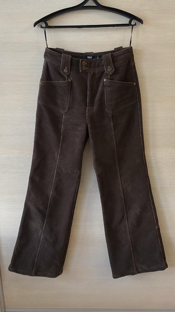 брюки из плотного вельвета