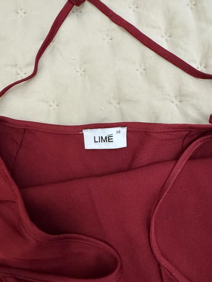 Атласное платье Lime