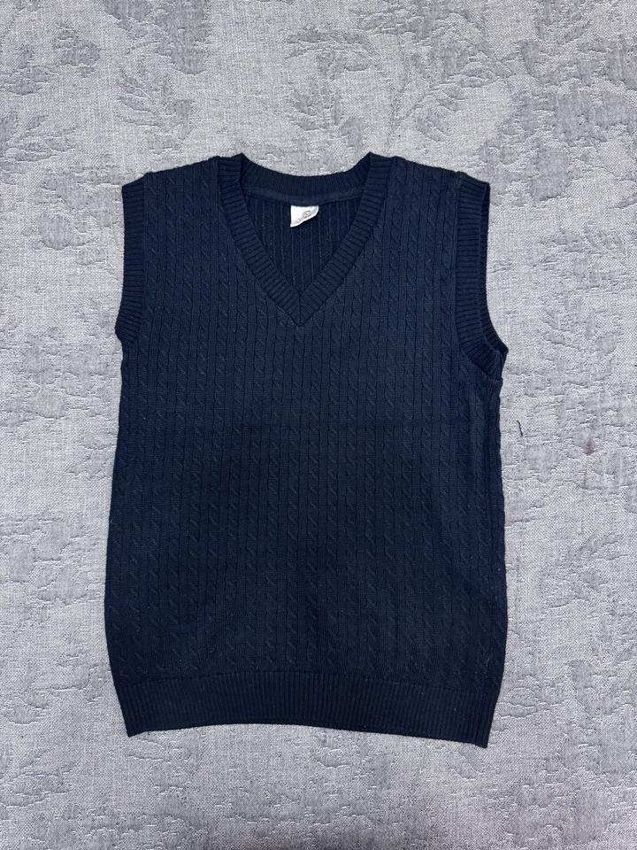 Синий жилет без рукавов НИШ