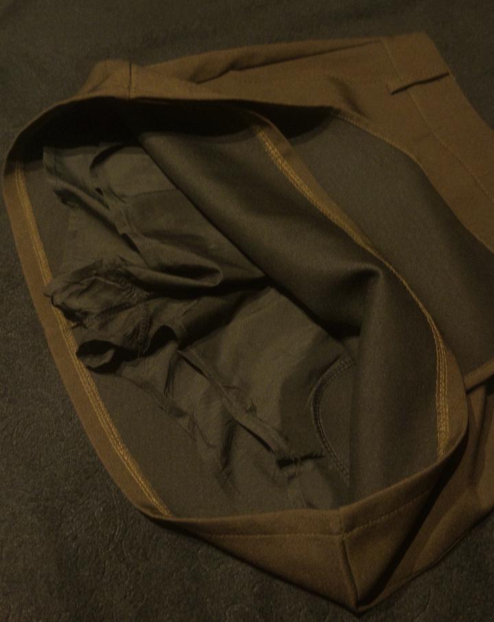 коричневая юбка с шортами под низом