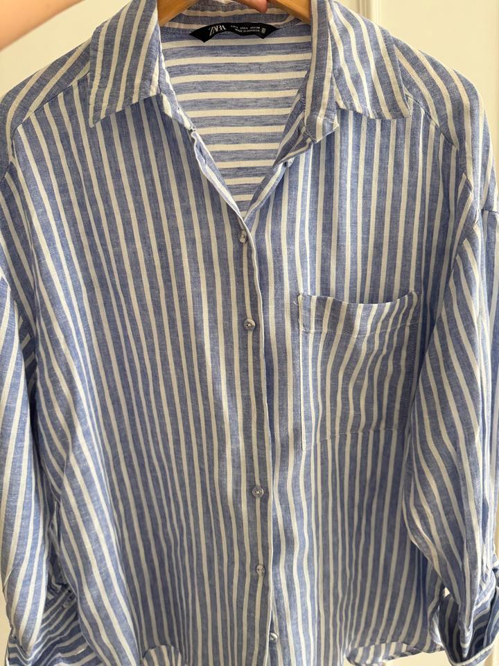 Льняная рубашка Zara