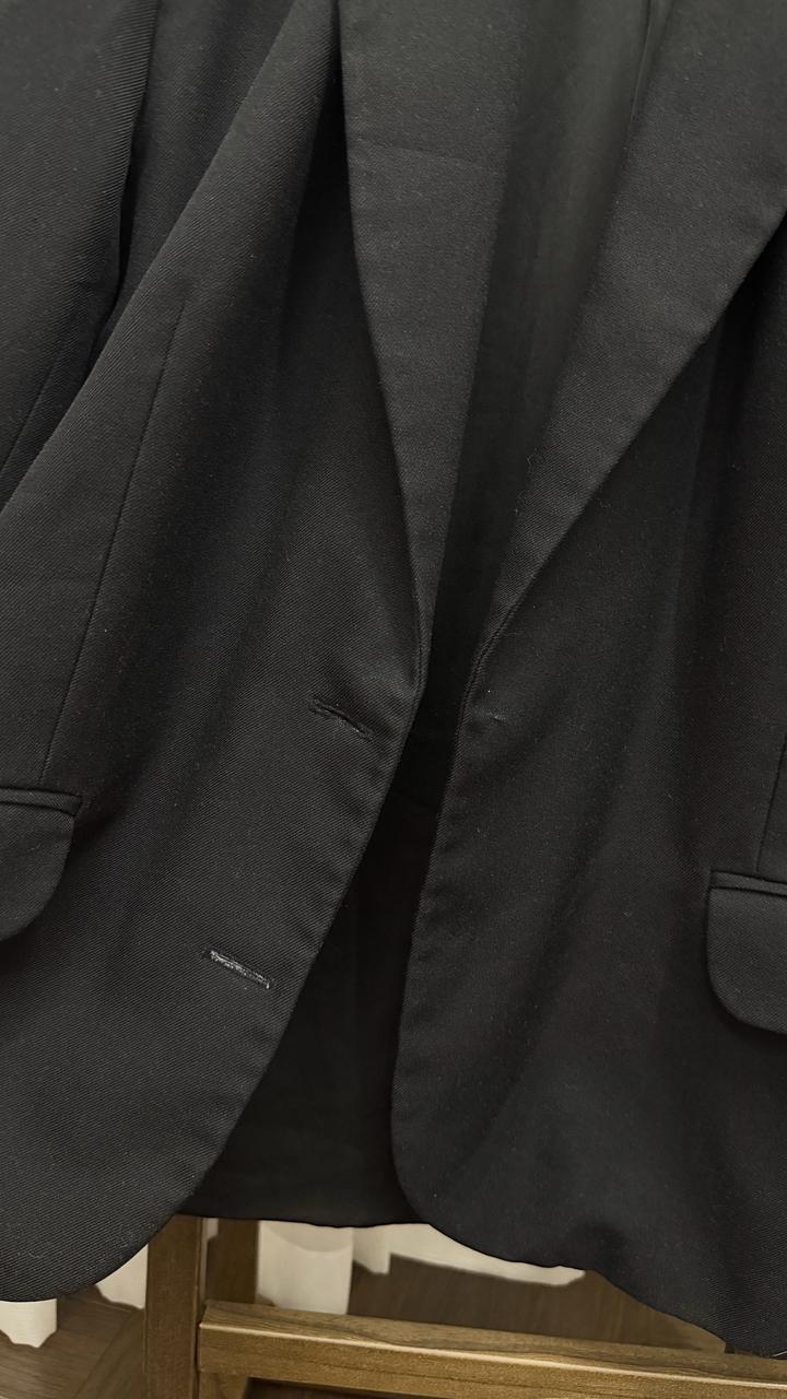 Черный пиджак Courage Couture размер S-M оверсайз фасон