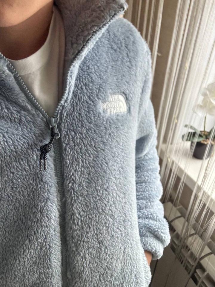 The north face меховая кофта