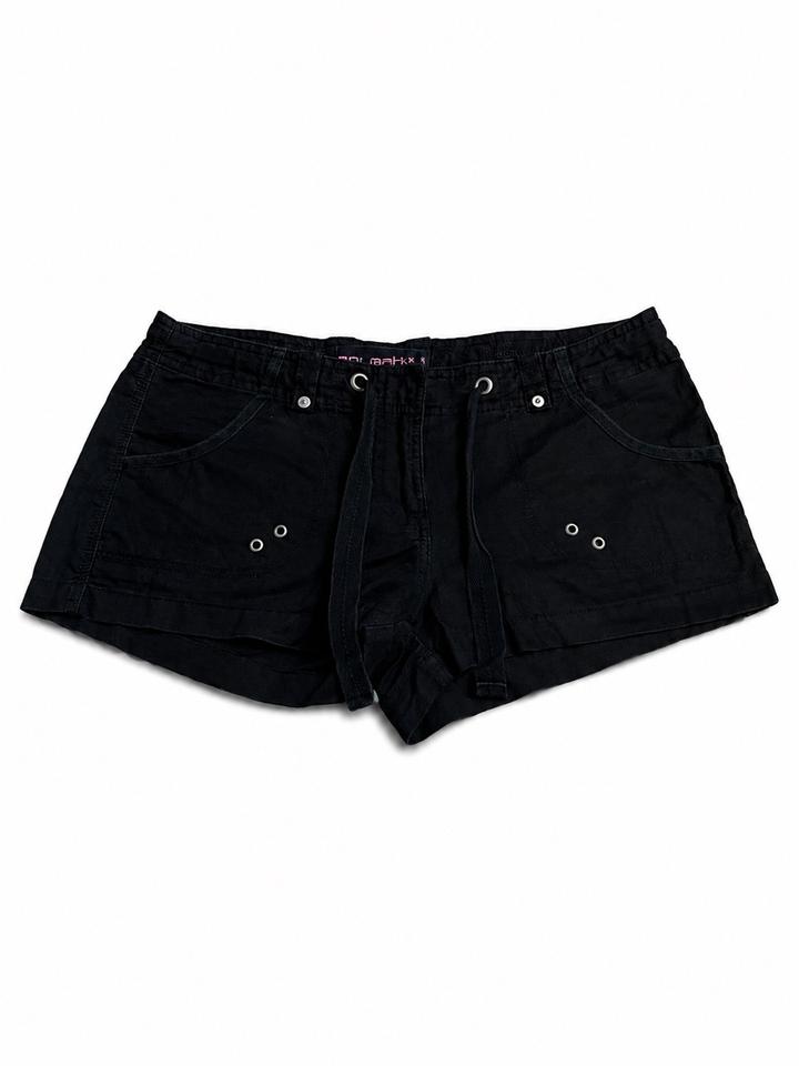 Linen mini shorts
