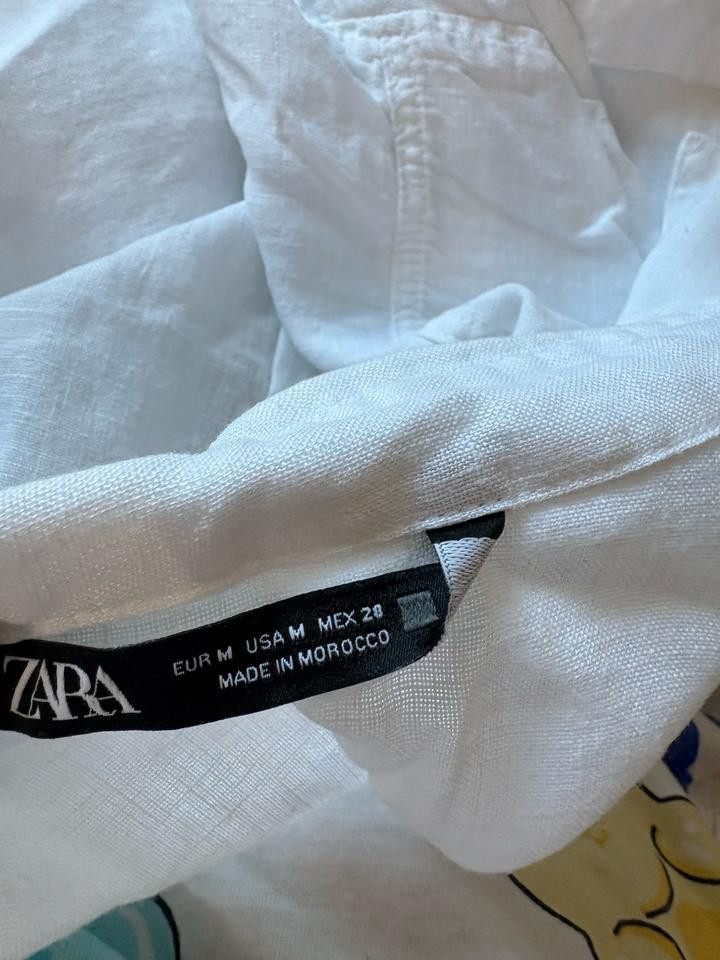 Рубашка белая zara