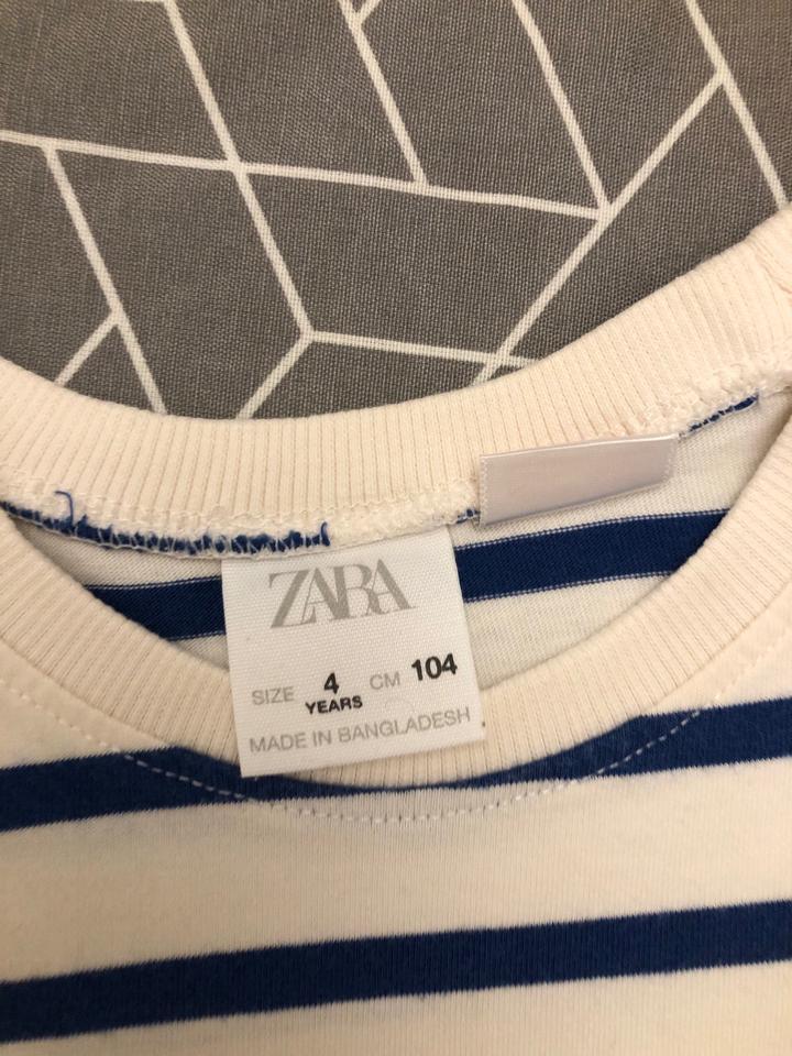 Футболка Zara для девочки 4 года 104 см