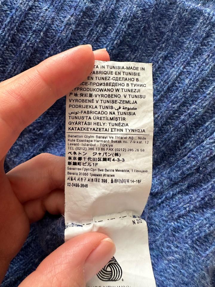 Свитер United colors of Benetton 100% шерсть