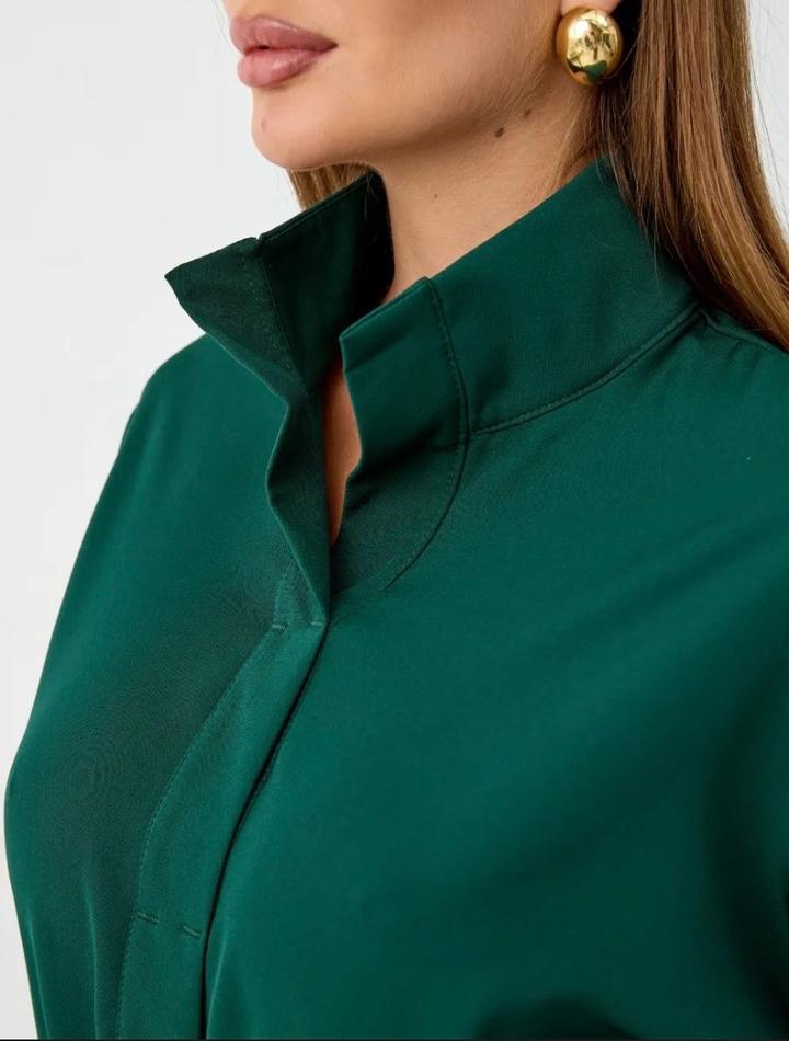 Платье рубашка офисное