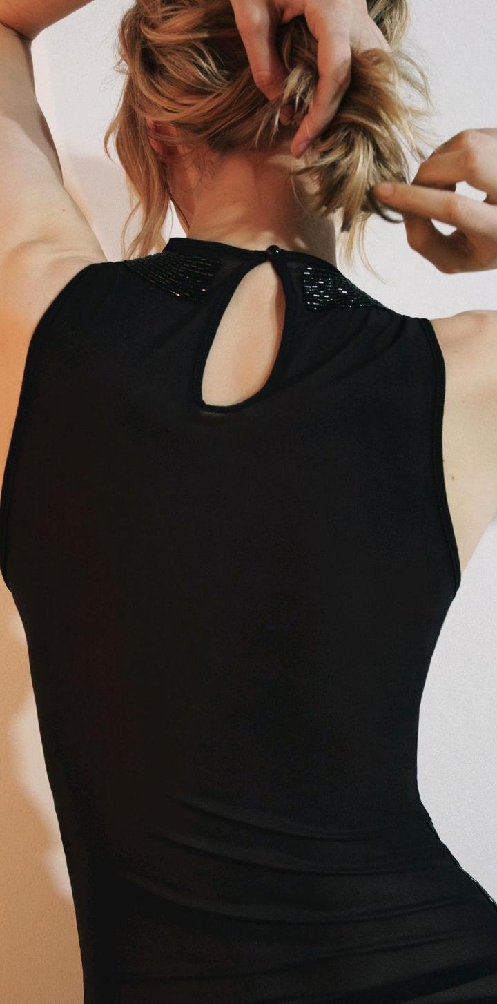 Топ комбинированный с бусинами ZARA новый