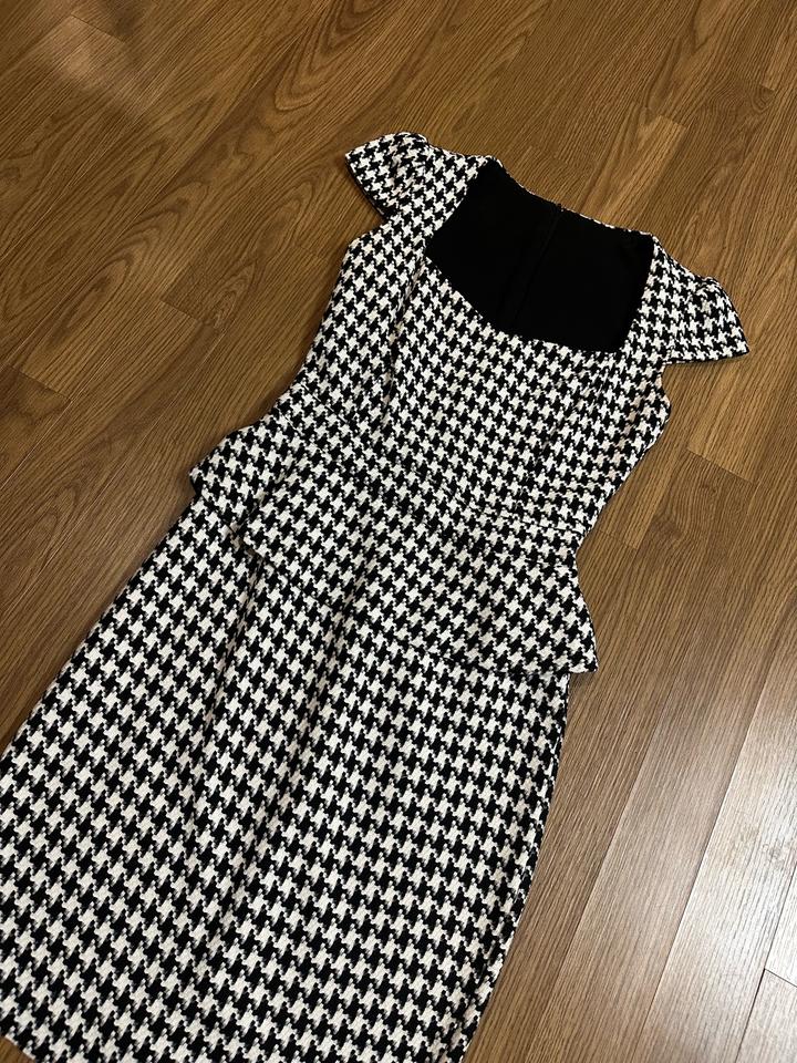 Мини платье гусиная лапка