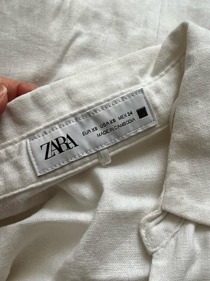 Белое платье Zara