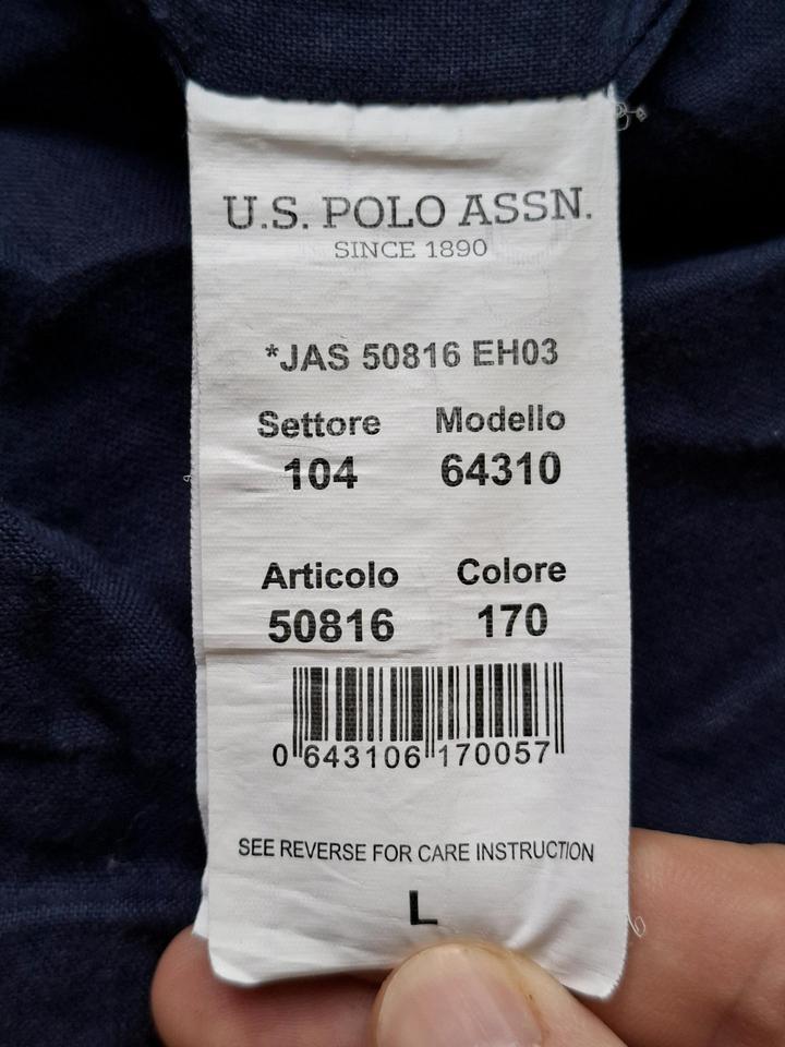 Мужская рубашка U.S. Polo Assn, размер L