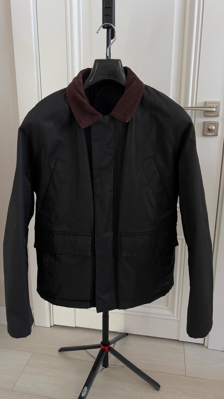 Куртка мужская из вощеной ткани Zara