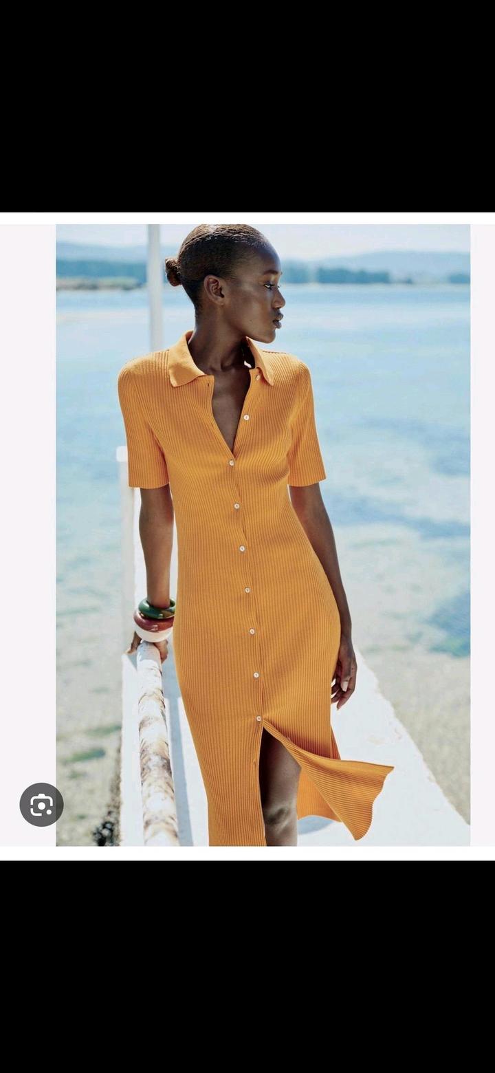 Платье в рубчик, Zara