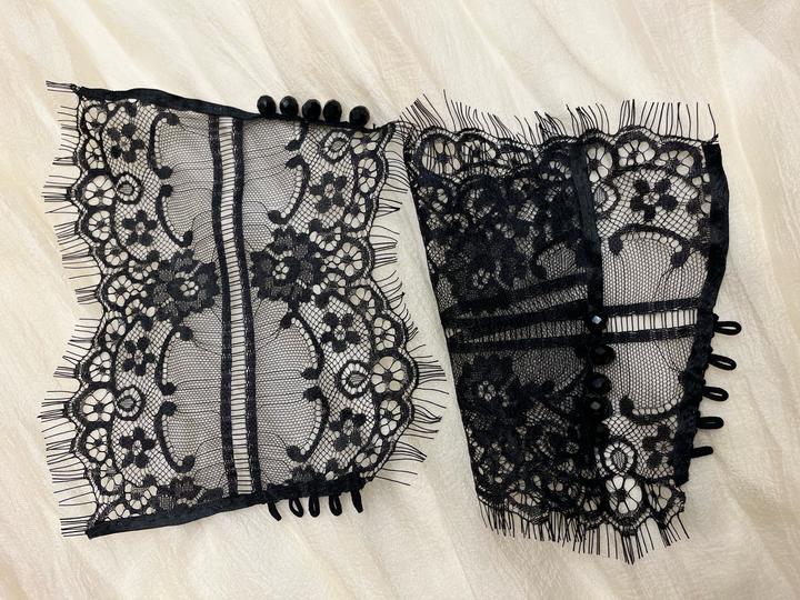 Кружевные манжеты ручная работа