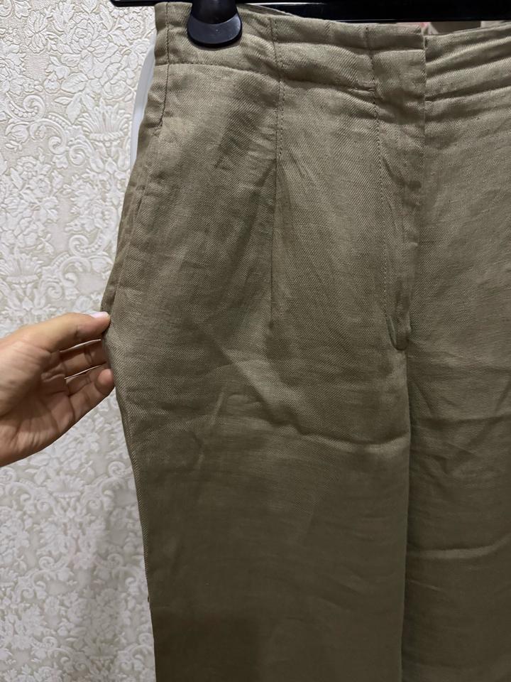 Брюки из льна от Massimo dutti