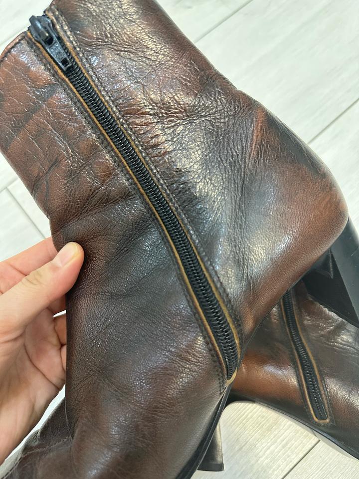 Ботильоны кожа натуральная винтаж