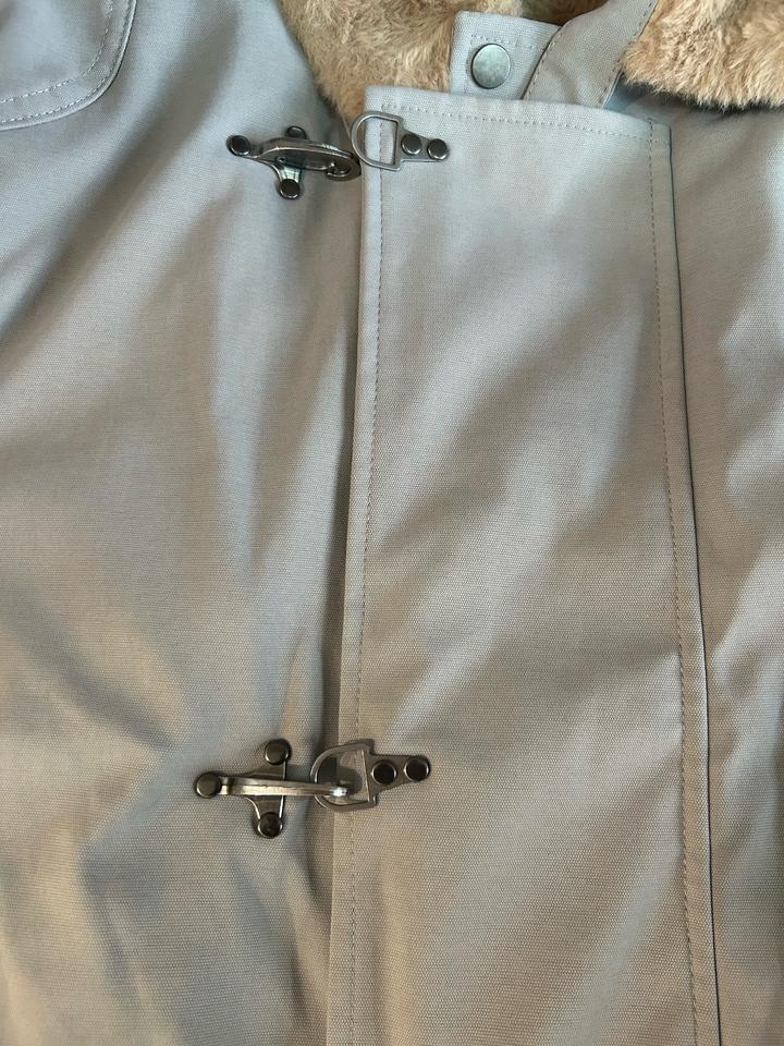 Серая юнисекс куртка демисезон (весна/осень) в винтажном стиле