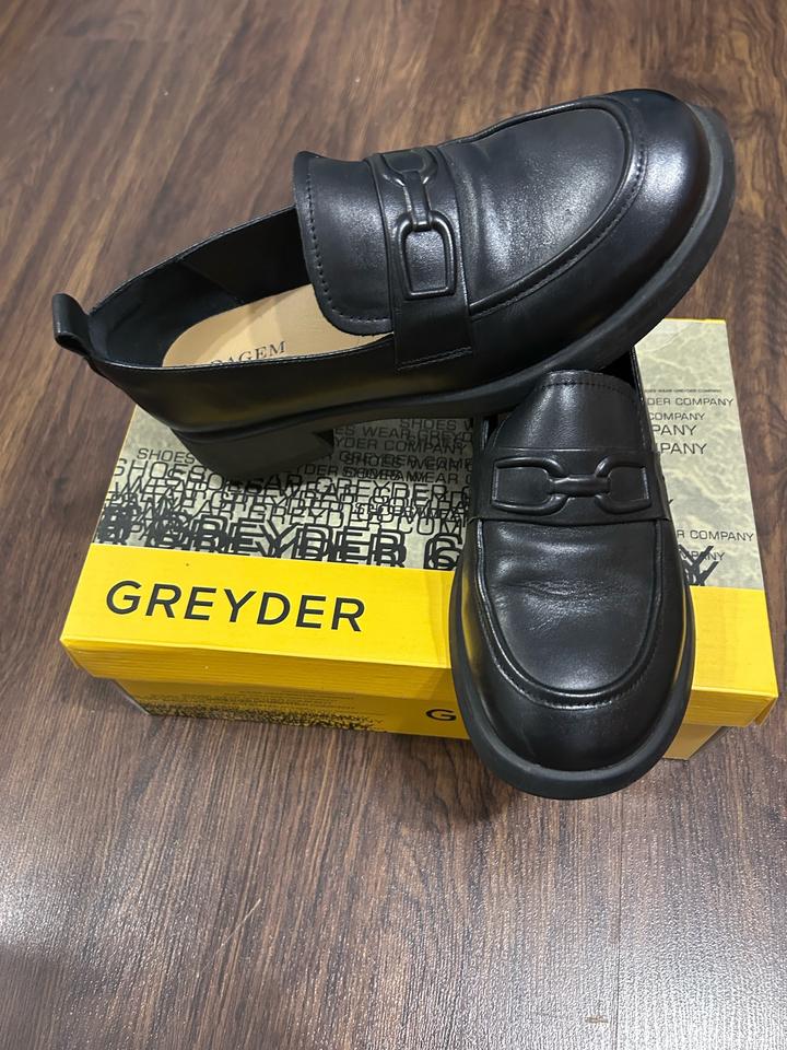 Кожанные лоферы Дагем