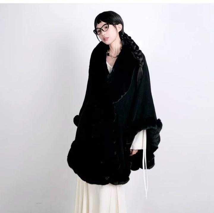 пончо накидка