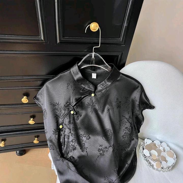 Блузка в китайском стиле (ципао)